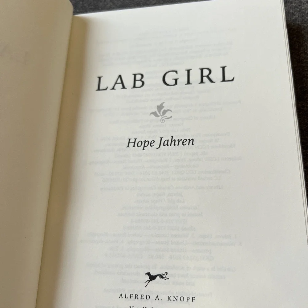 Lab Girl by Hope Jahren (2016, Hardcover Book) [VG Condition]
